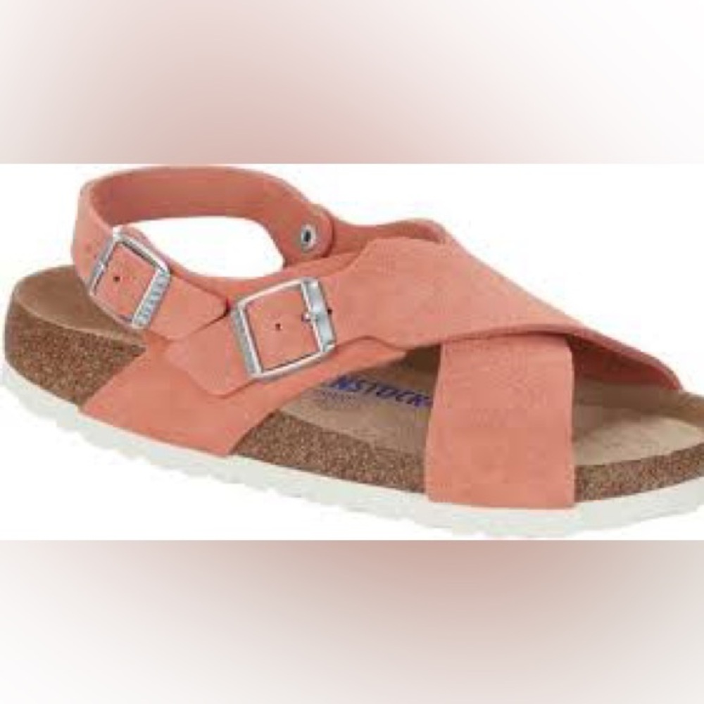 Birkenstock Pink Comfort Sandals with Adjustable Straps